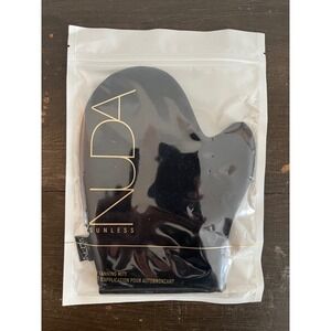Nuda Sunless Self Tanning Mitt Black Velvet Streak-Free Applicator Glove New